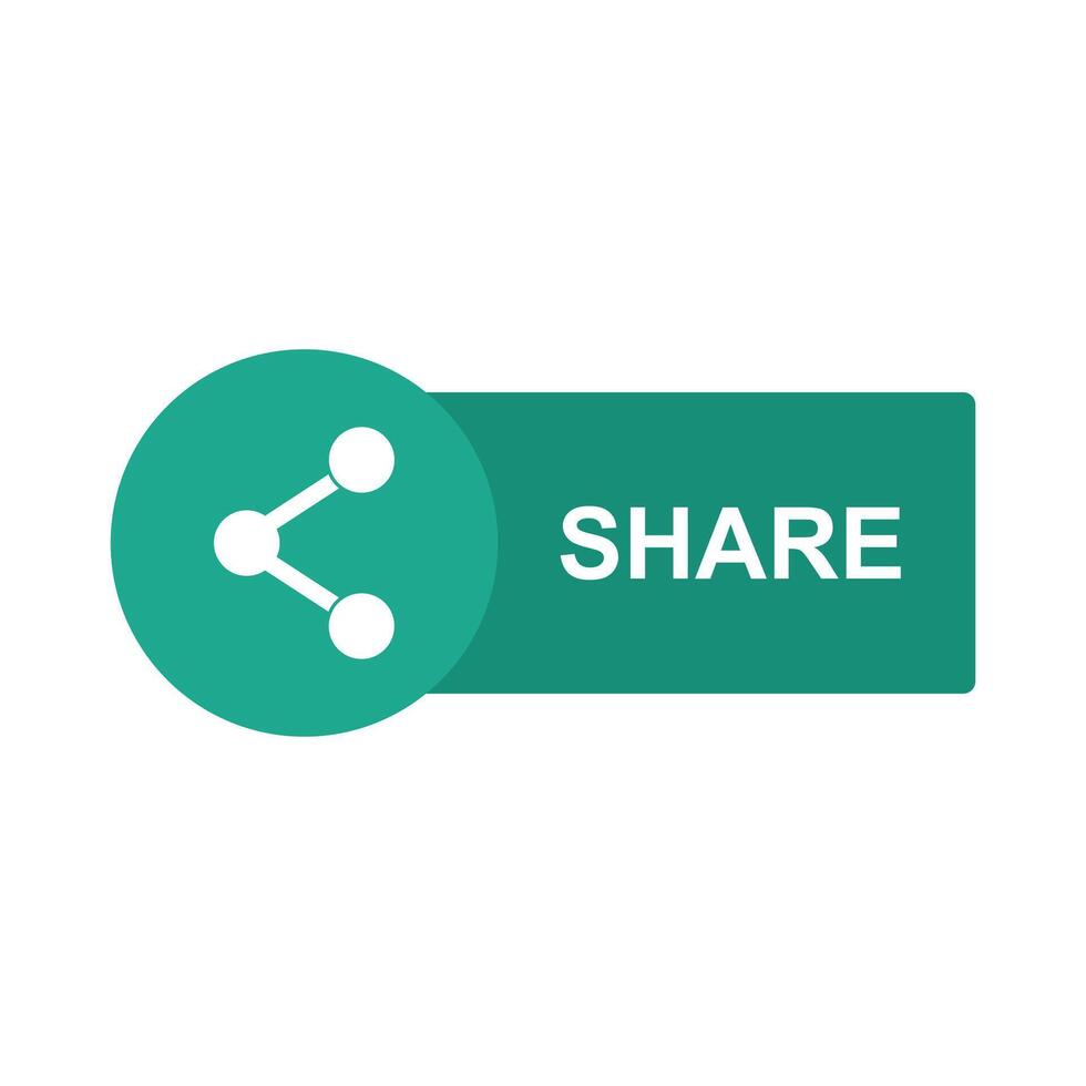 Share button icon vector