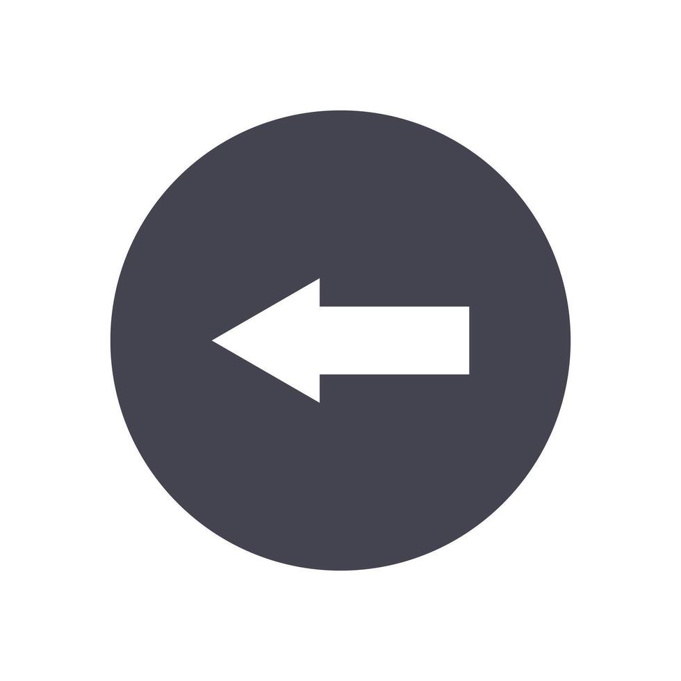A black and white arrow pointing in the direction of an arrow vector