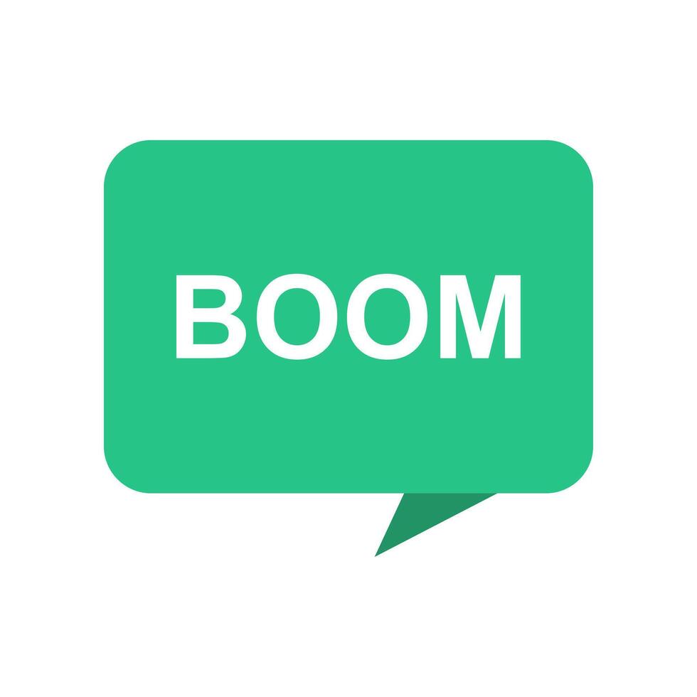 Boom - chat app for android vector