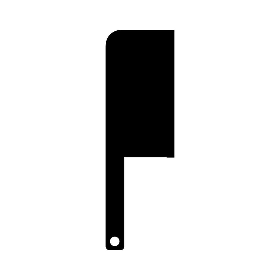 A black and white illustration of a knife vector