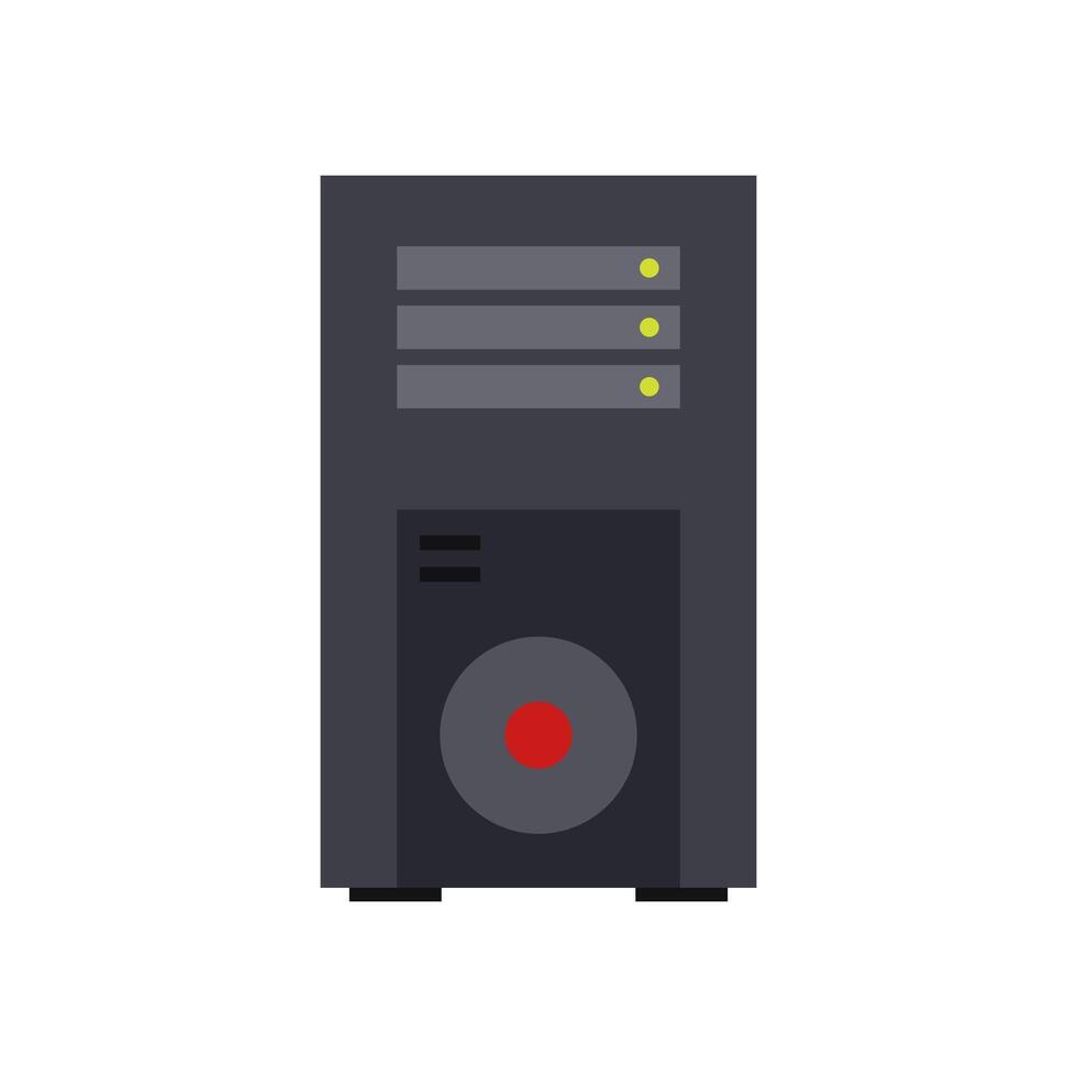 Server computer icon illustration design vector
