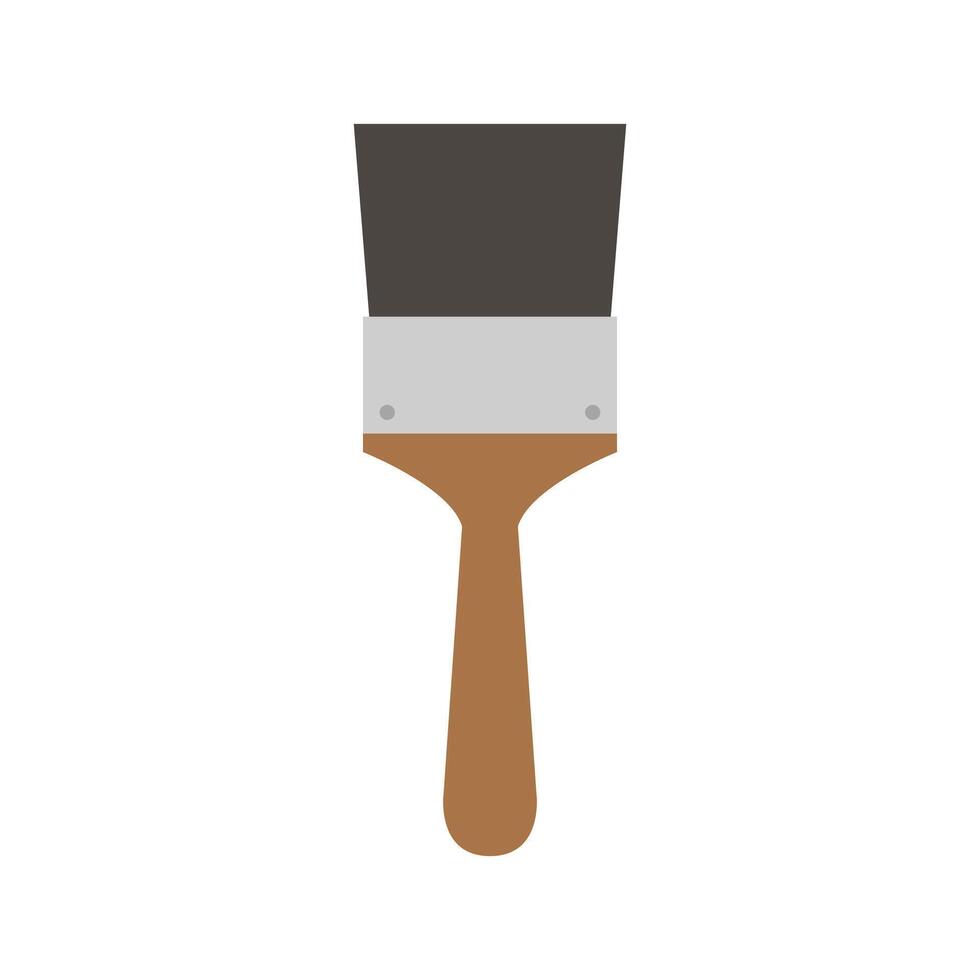 A paintbrush icon on a white background vector