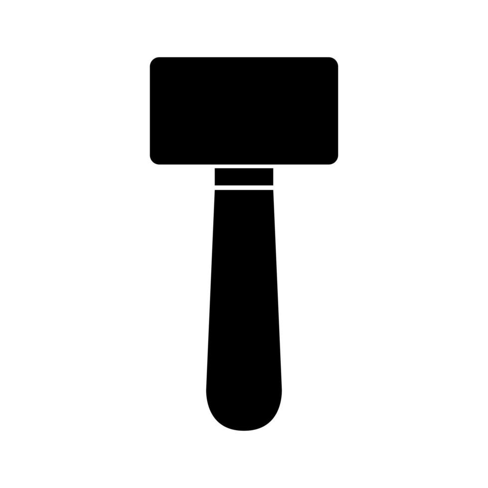 A hammer icon on a white background vector