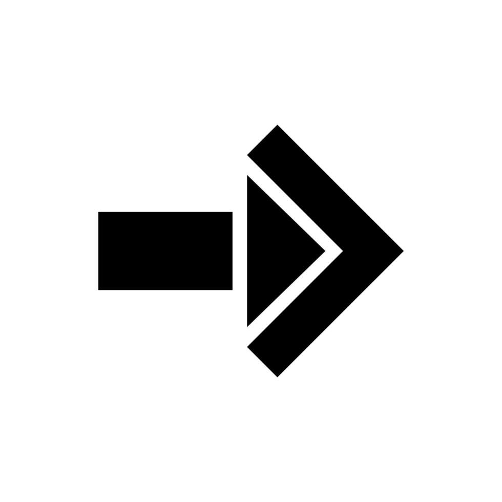An arrow pointing down on a white background vector