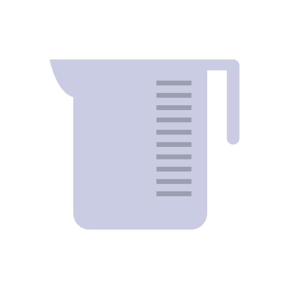 A measuring cup icon on a white background vector