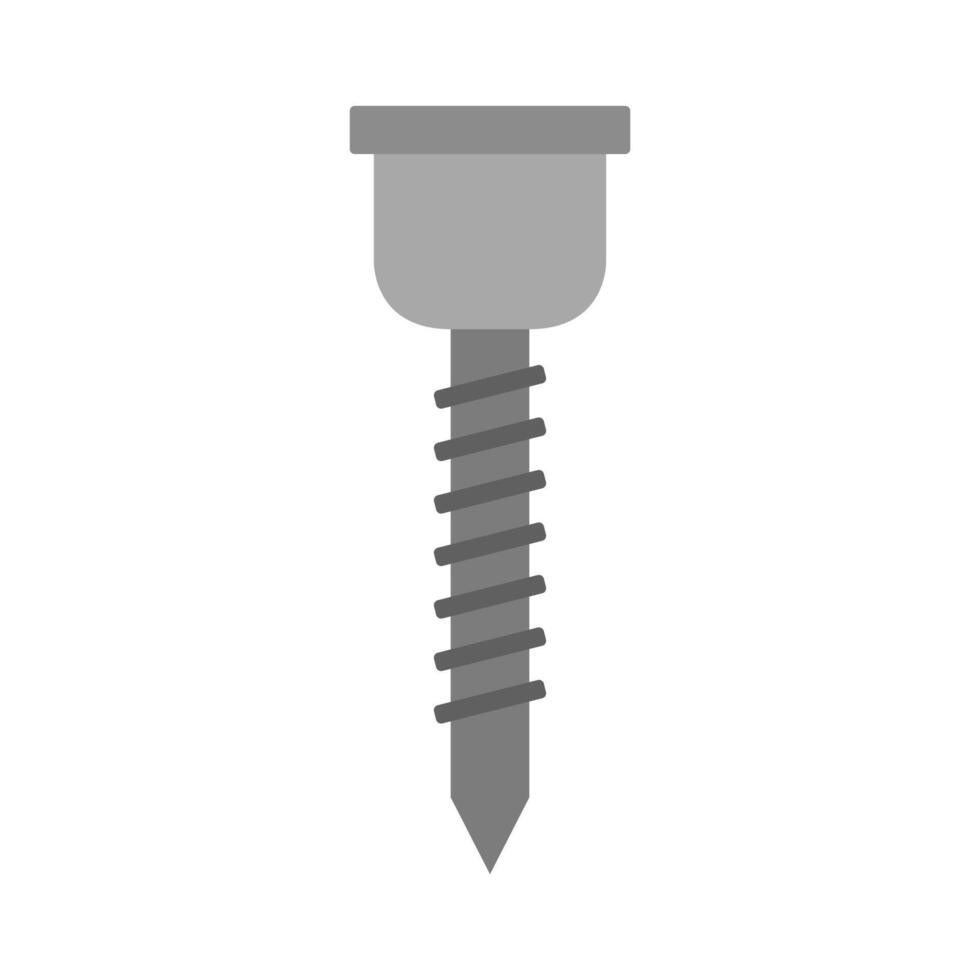 A screw on a white background vector