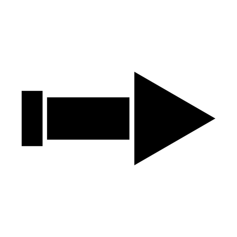 An arrow pointing down on a white background vector