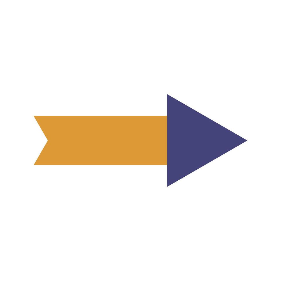 An arrow pointing down on a white background vector