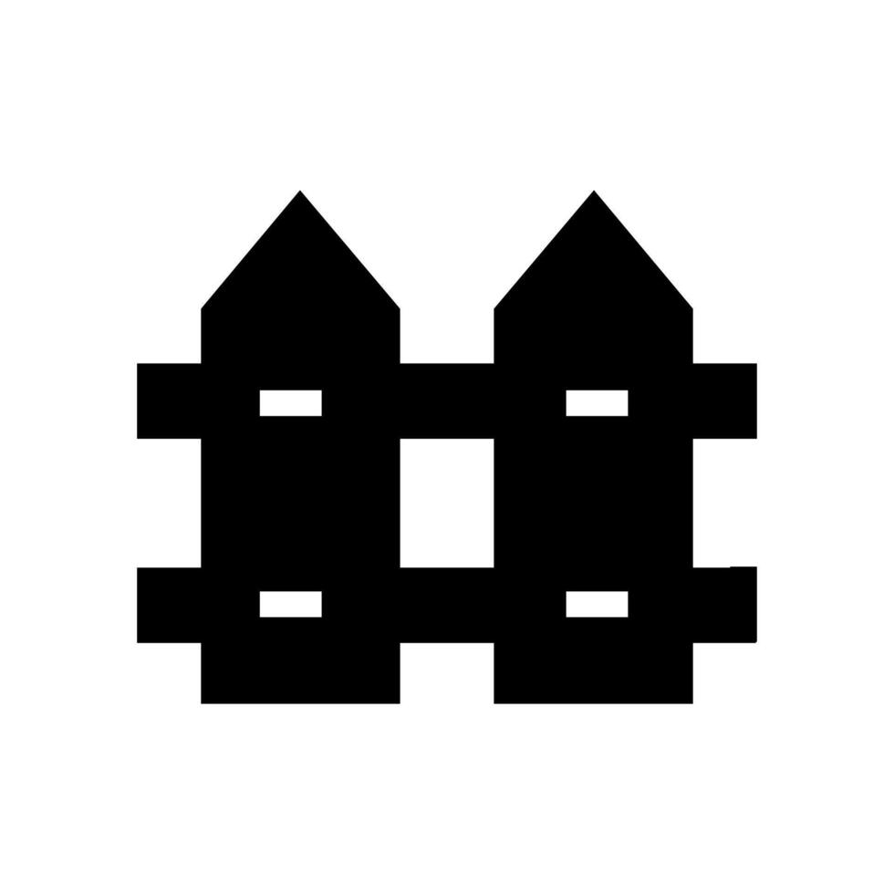A black and white illustration of two houses vector