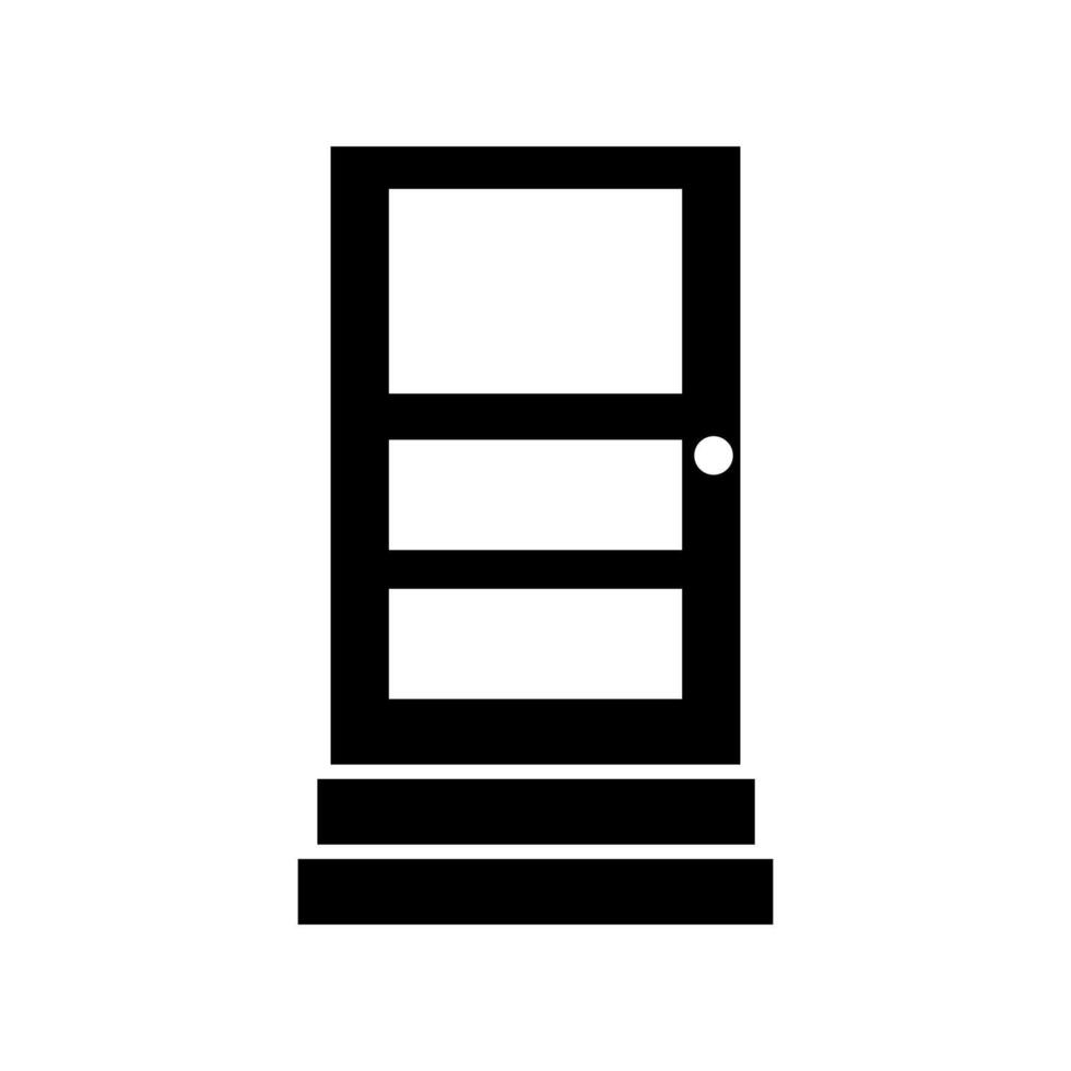 Door icon illustration vector