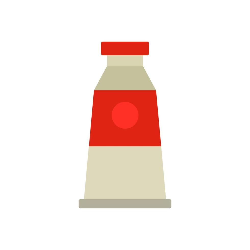 A bottle of mustard on a white background vector