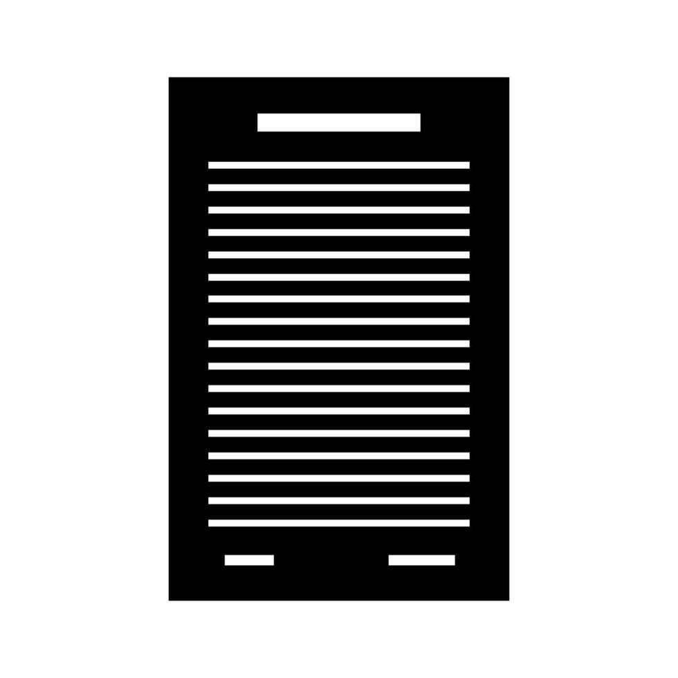 A black and white icon of a computer screen vector