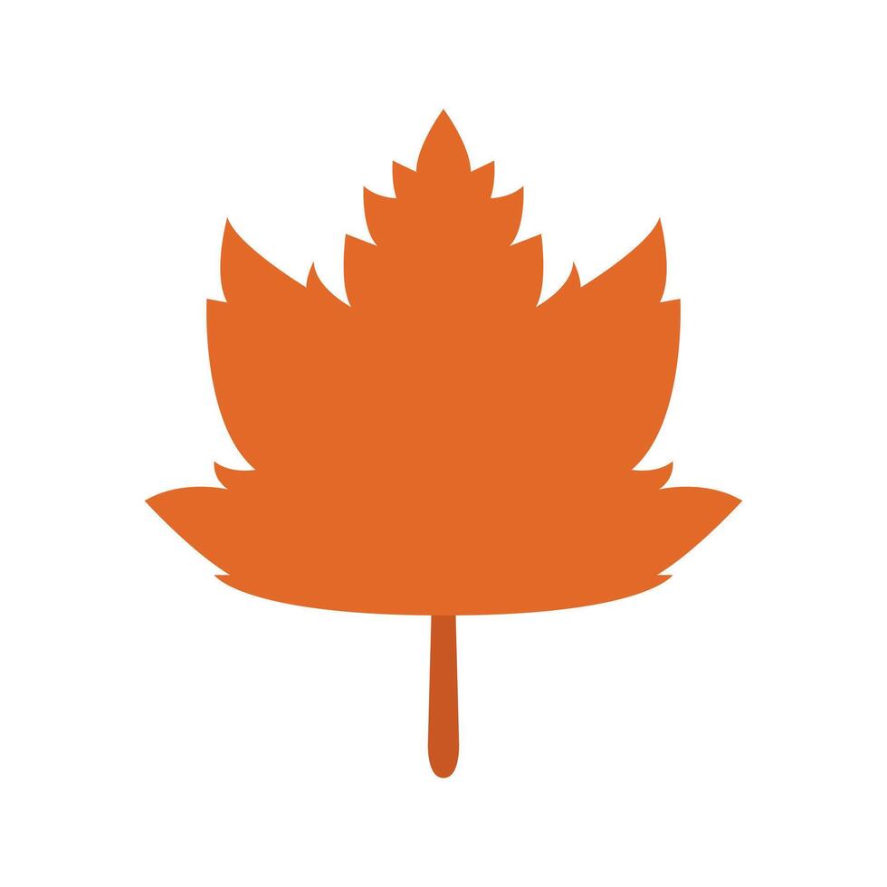 A maple leaf icon on a white background vector