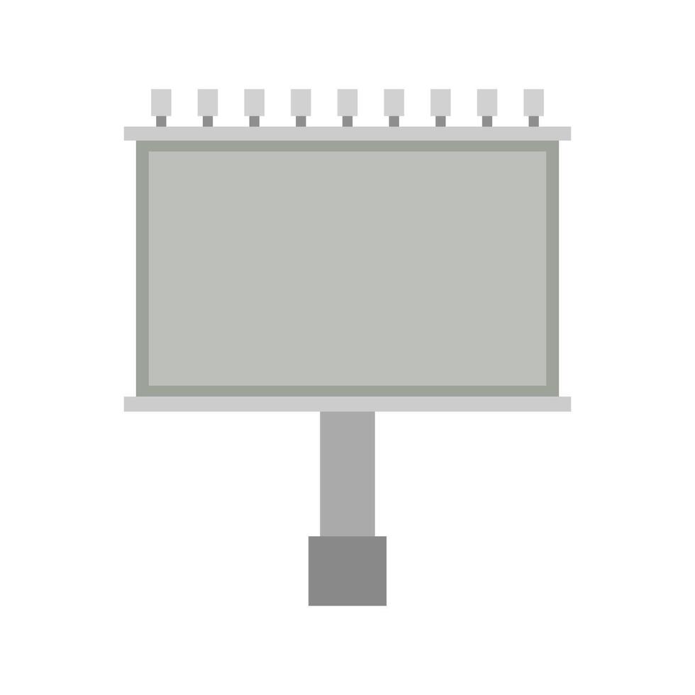 Blank billboard illustration vector
