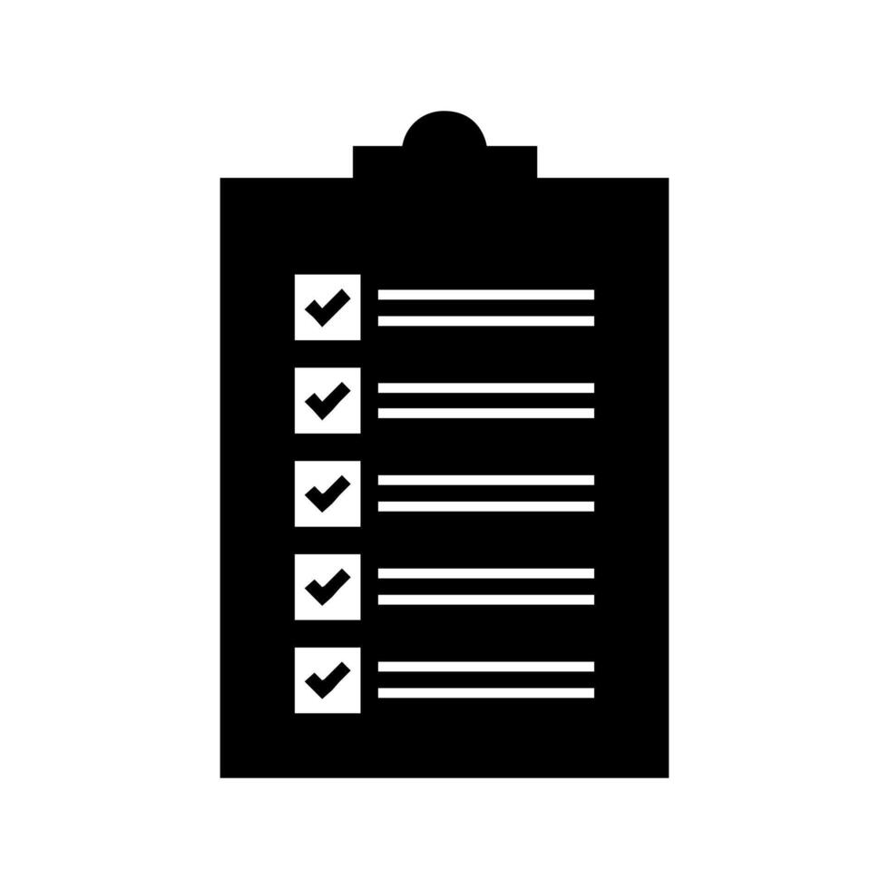 Checklist icon illustration vector