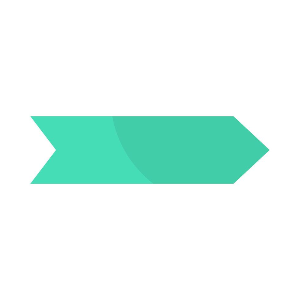 A green arrow pointing in the direction of the arrow vector