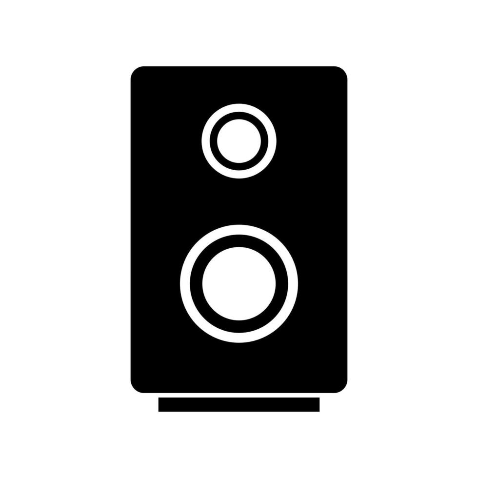 A speaker icon on a white background vector