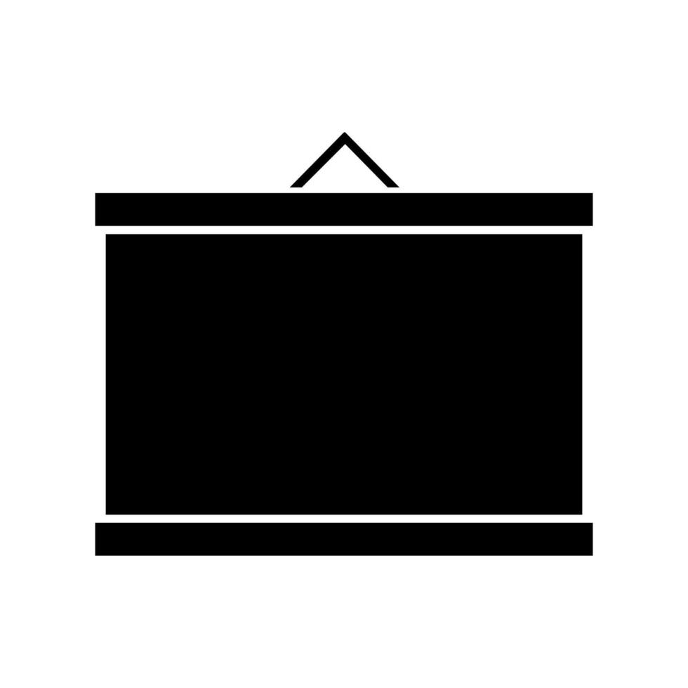 A black and white image of a black and white sign vector