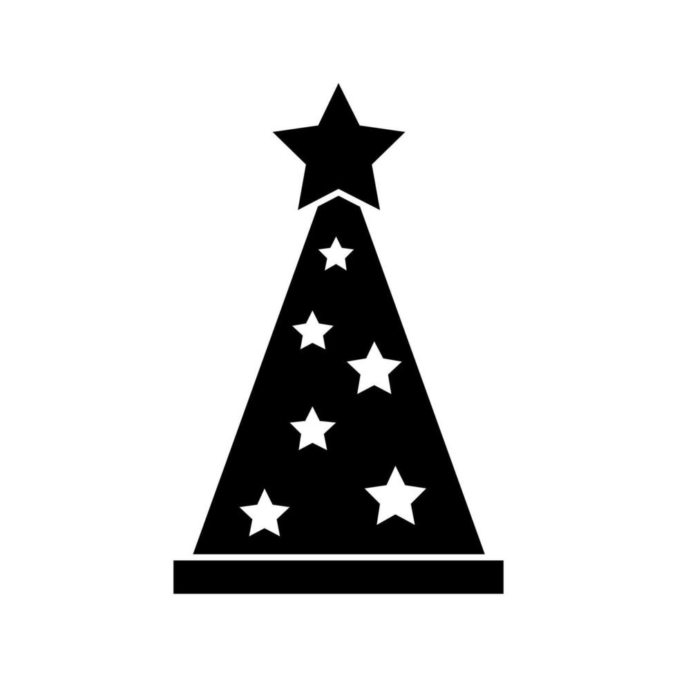 Christmas tree icon illustration vector