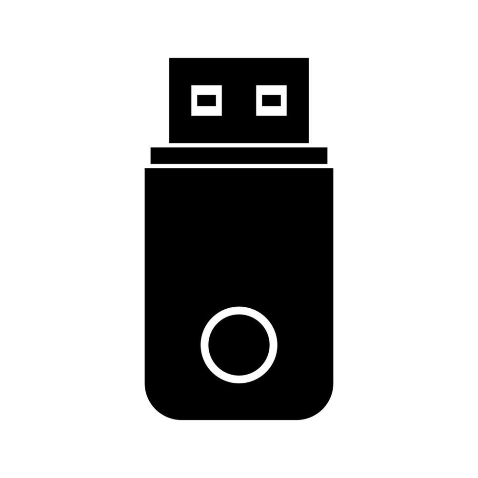 Usb flash drive icon illustration vector