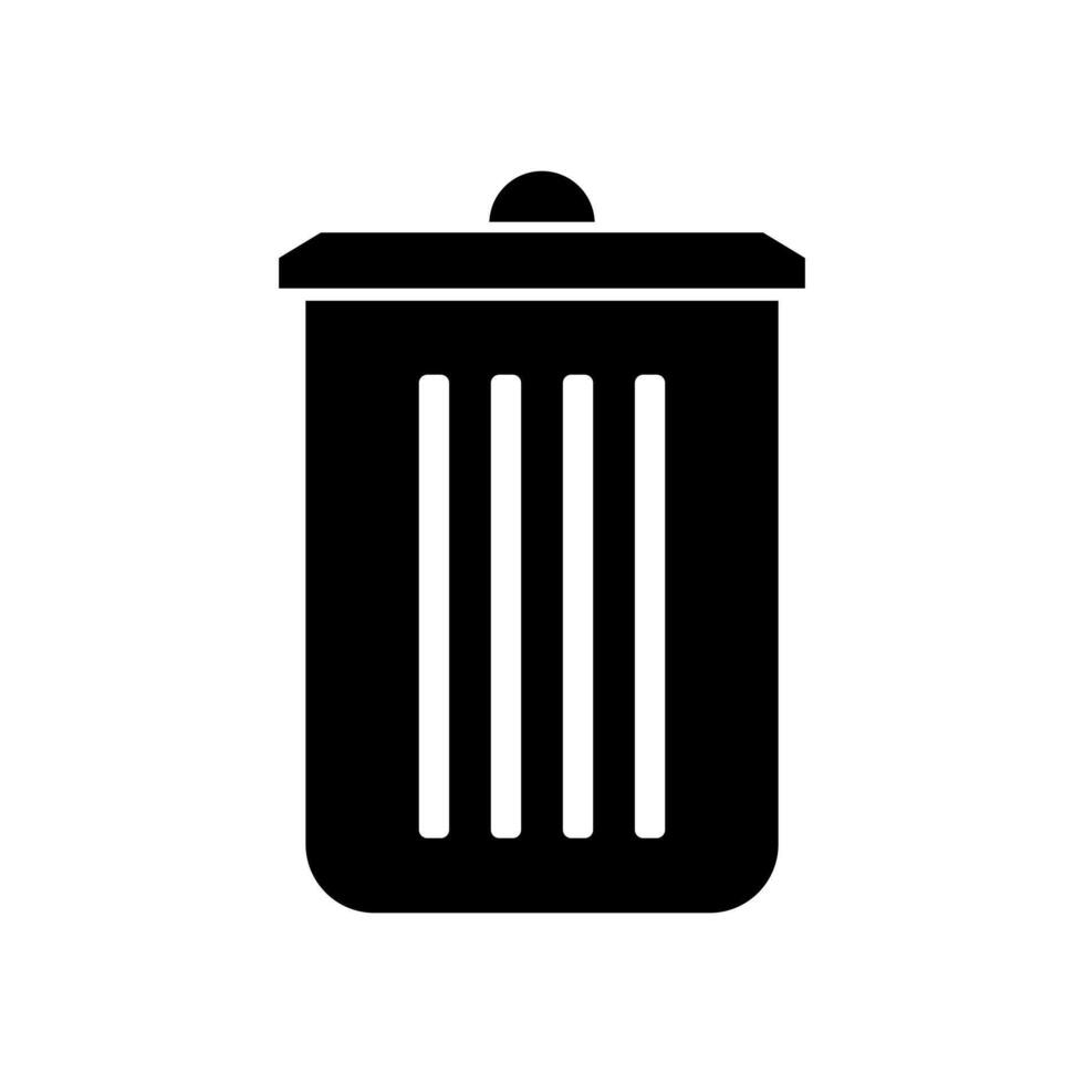 Trash can icon illustration vector