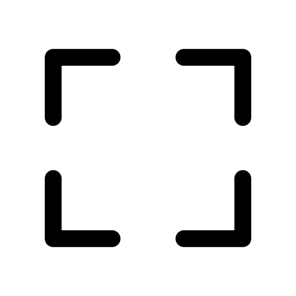 A black square with two black lines on it vector