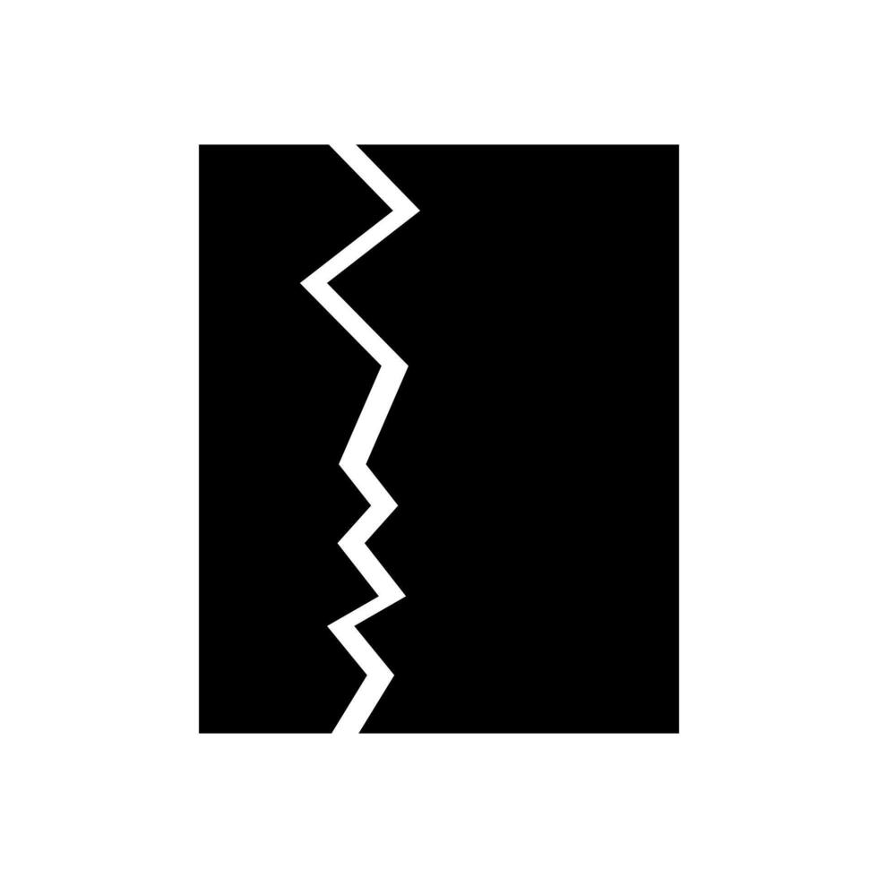 A black and white logo of a broken line vector