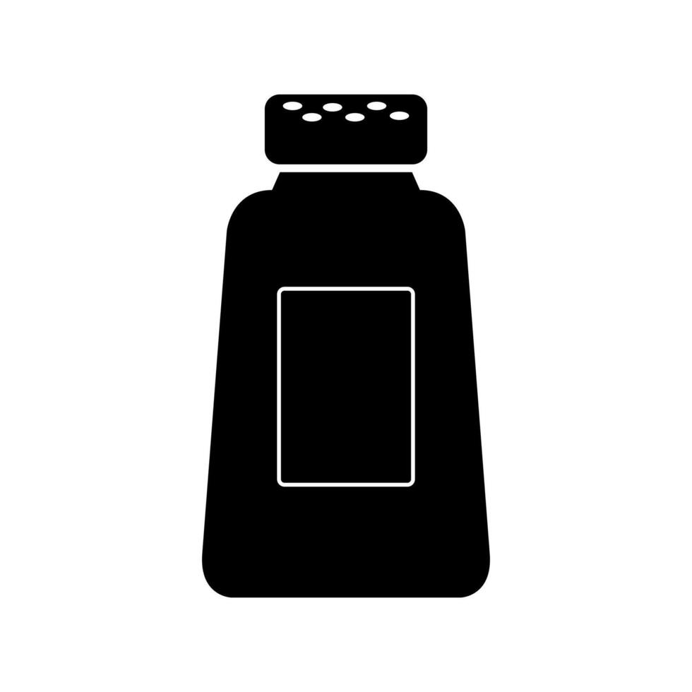 A bottle of mustard is shown in black and white vector
