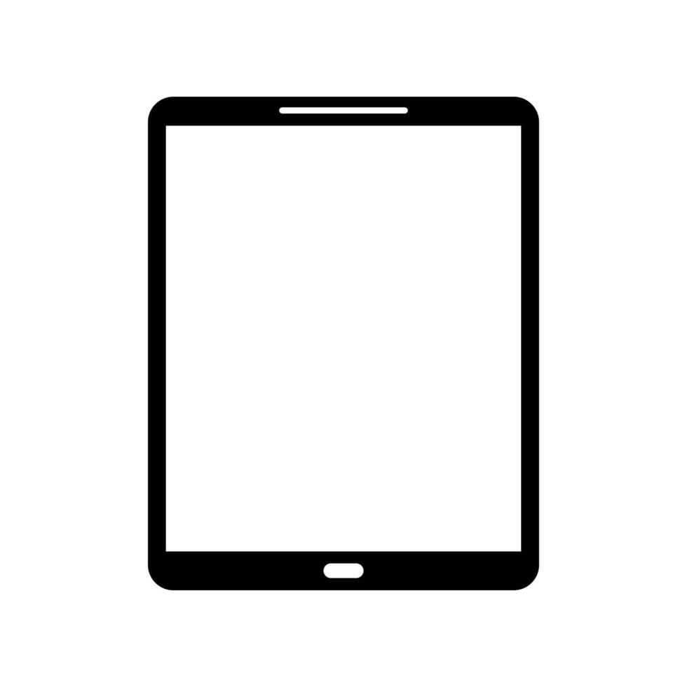 Tablet computer icon illustration vector