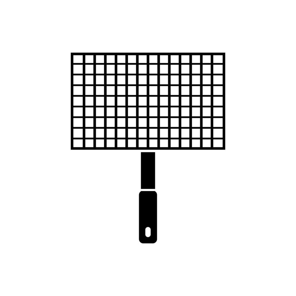 A tennis racket icon on a white background vector