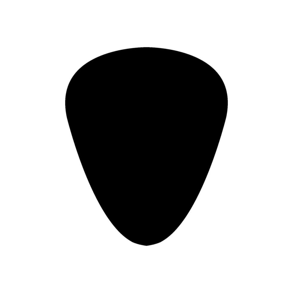 Guitar pick icon illustration vector