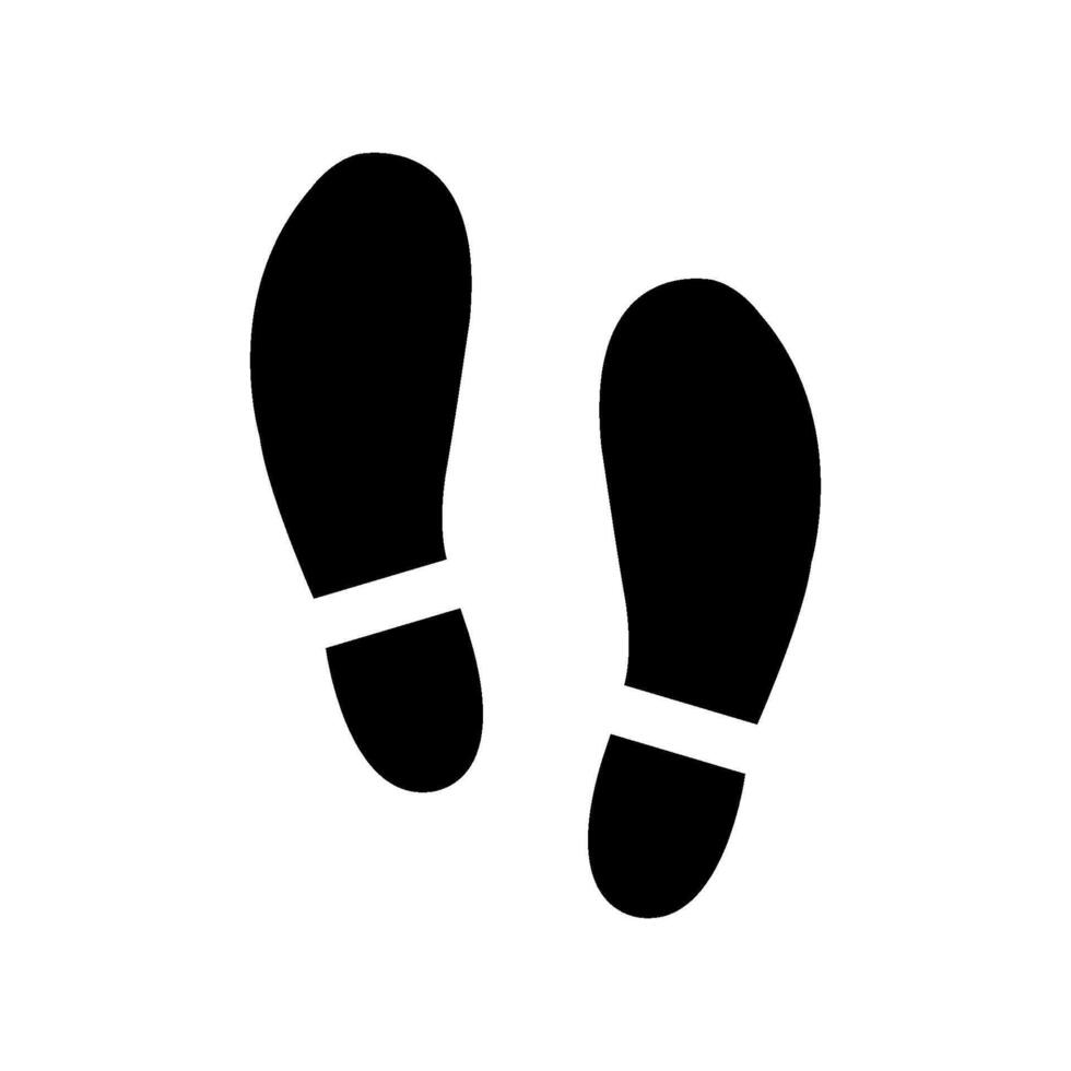 Footprints icon illustration vector