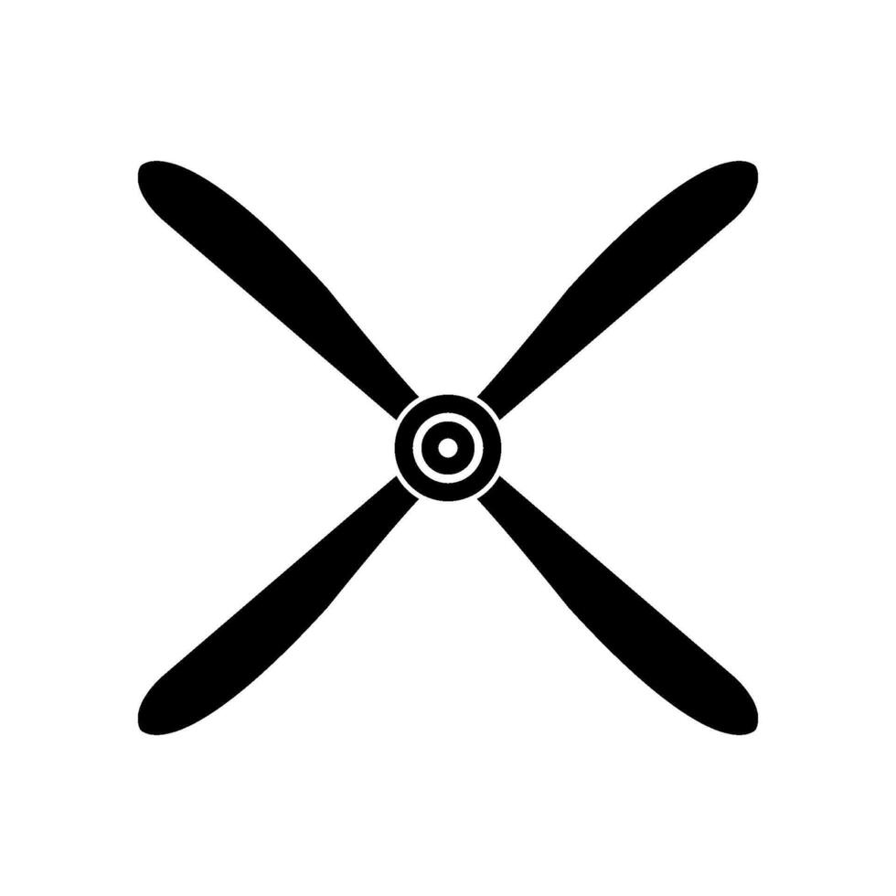 A propeller icon on a white background vector