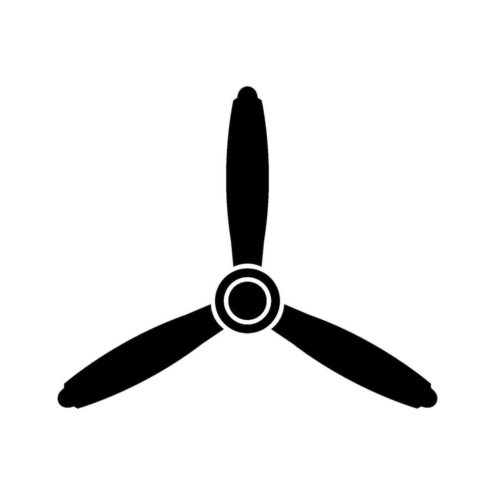A propeller icon on a white background vector