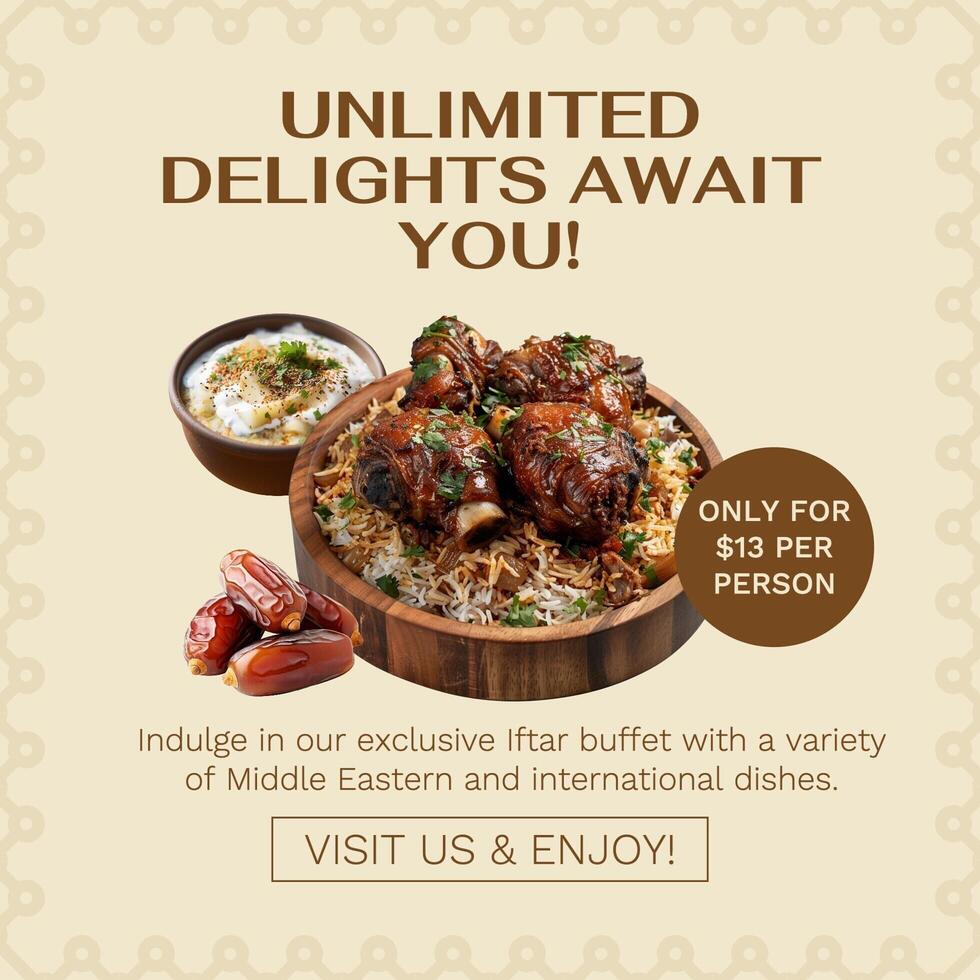 Iftar Promo Instagram Post template