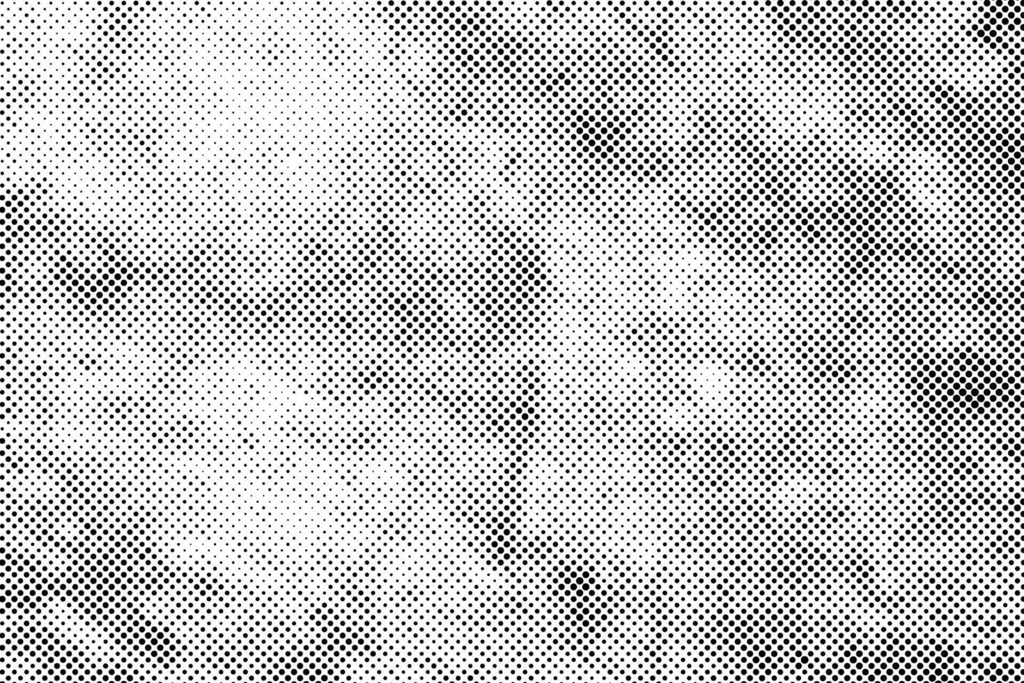 Black dots pattern abstract halftone texture on white background. vector