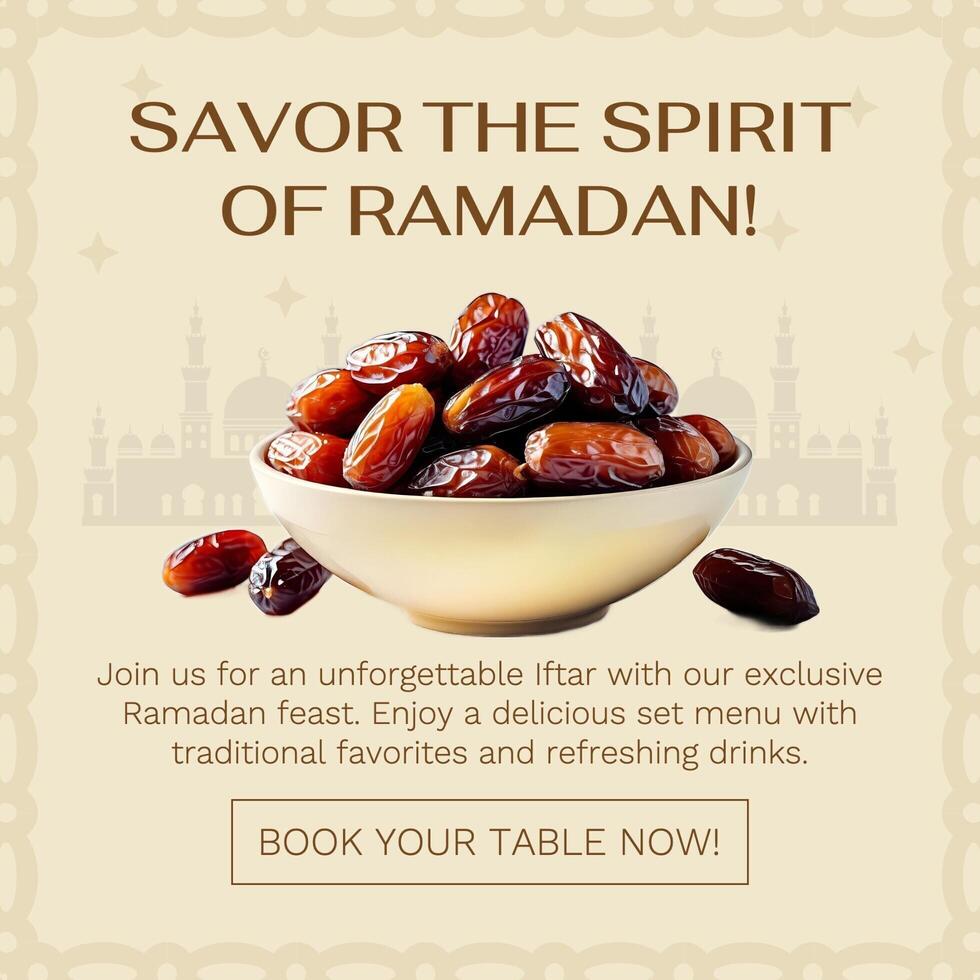 Iftar Promo Instagram Post template