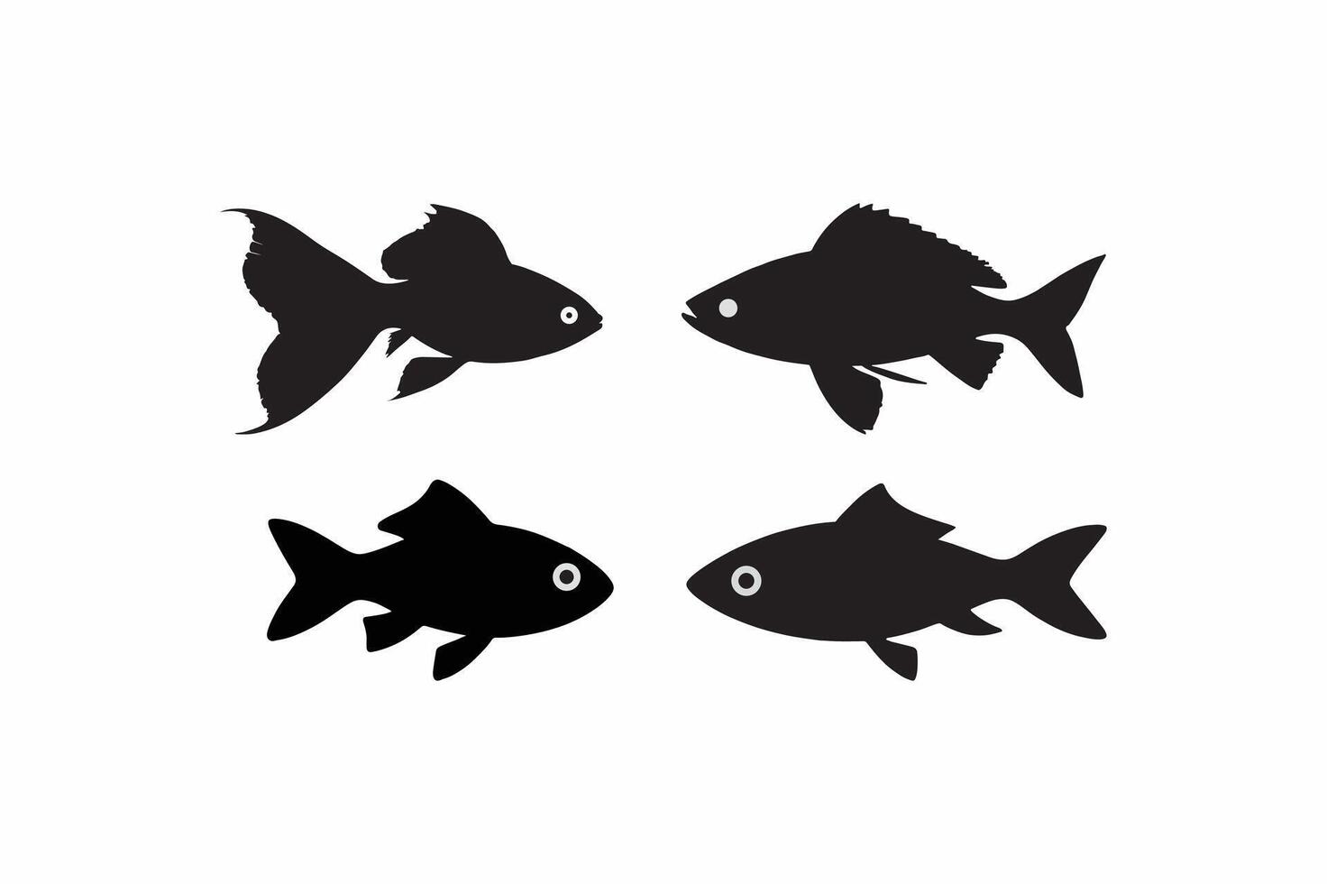 A Guppy fish image. vector