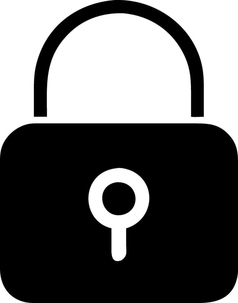 Safety Lock Symbol Set vector