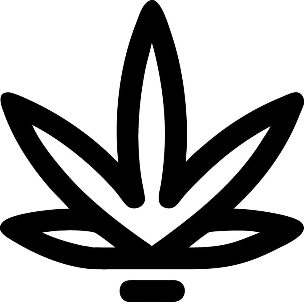 Natural Leaf Icon Representation vector