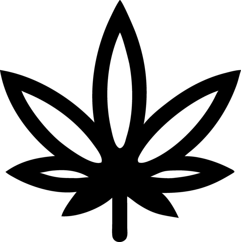 Whimsical Marijuana Leaf Symbol Pack vector