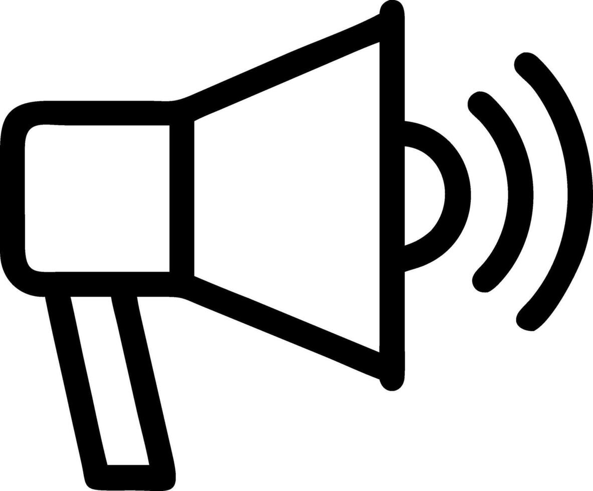 Event Megaphone Icon Collection vector