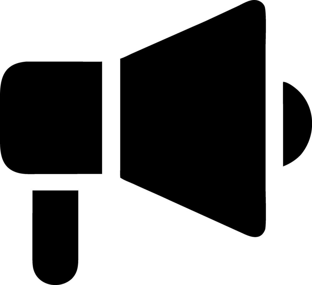 Voice Amplifier Megaphone Icon Representation vector
