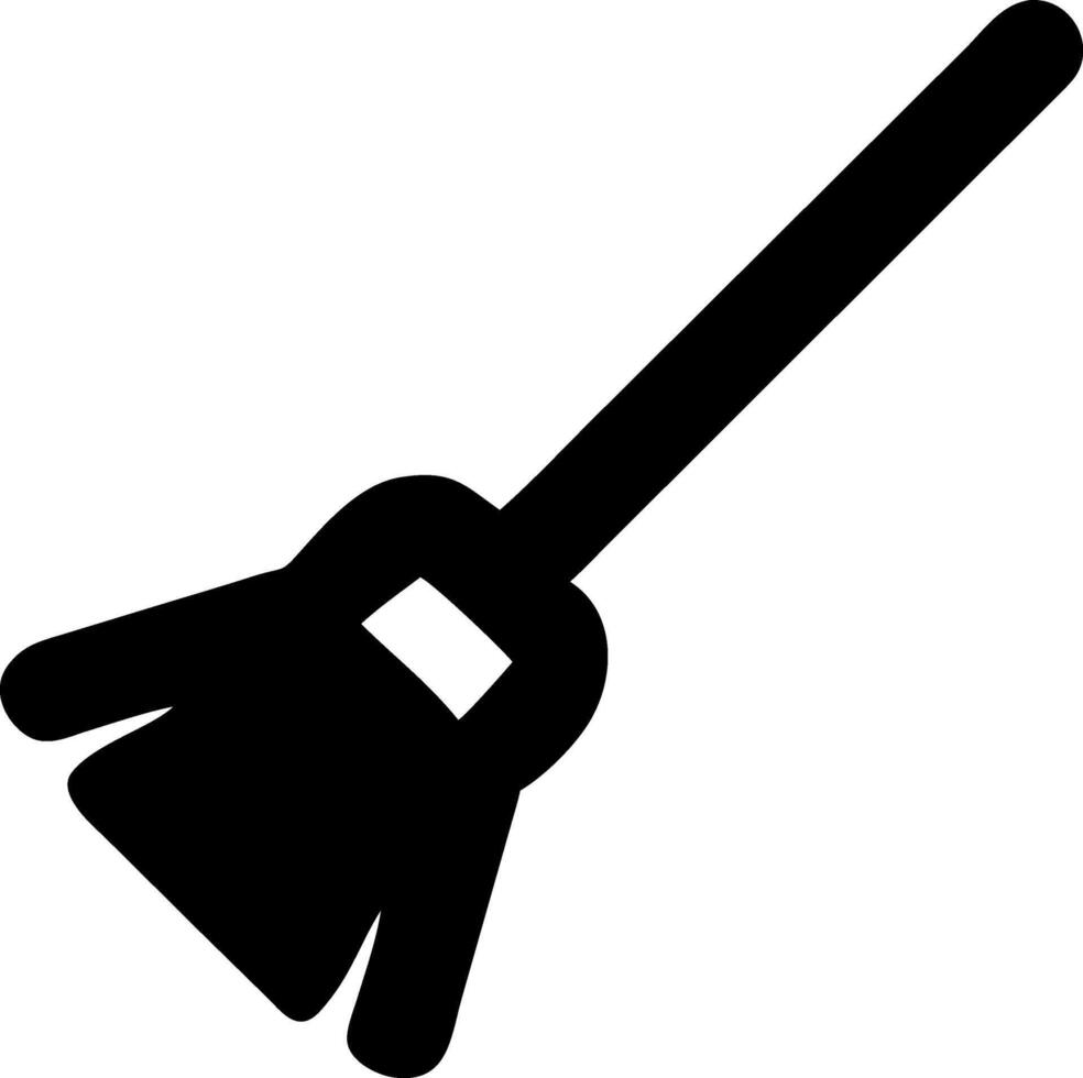 Stylish Mop Icon Design vector
