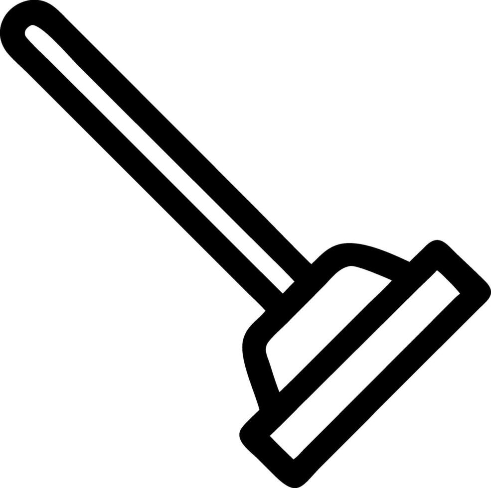 Floor Cleaning Mop Icon Representation vector