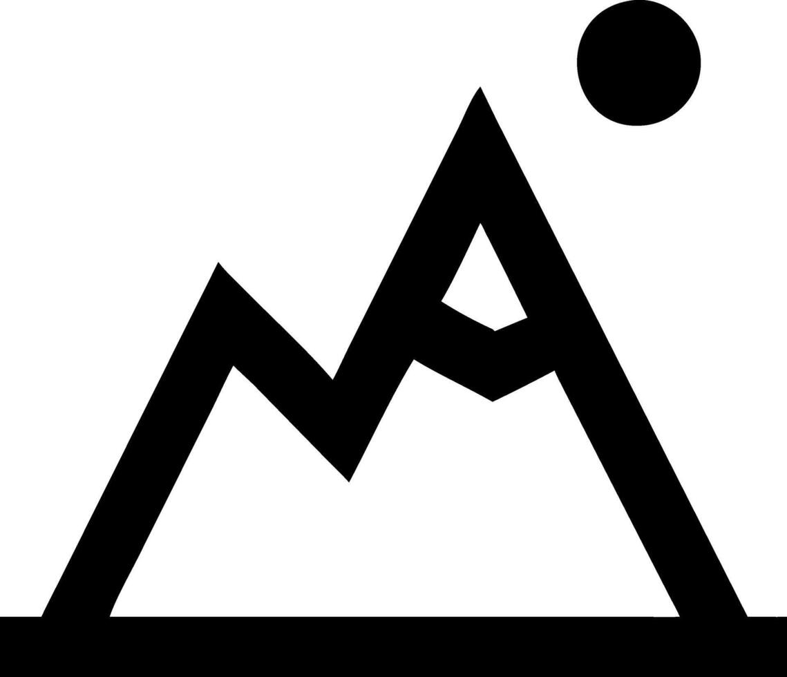 Whimsical Mountain Symbol Pack vector