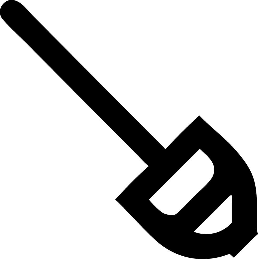 Minimalist Mop Icon Concept vector
