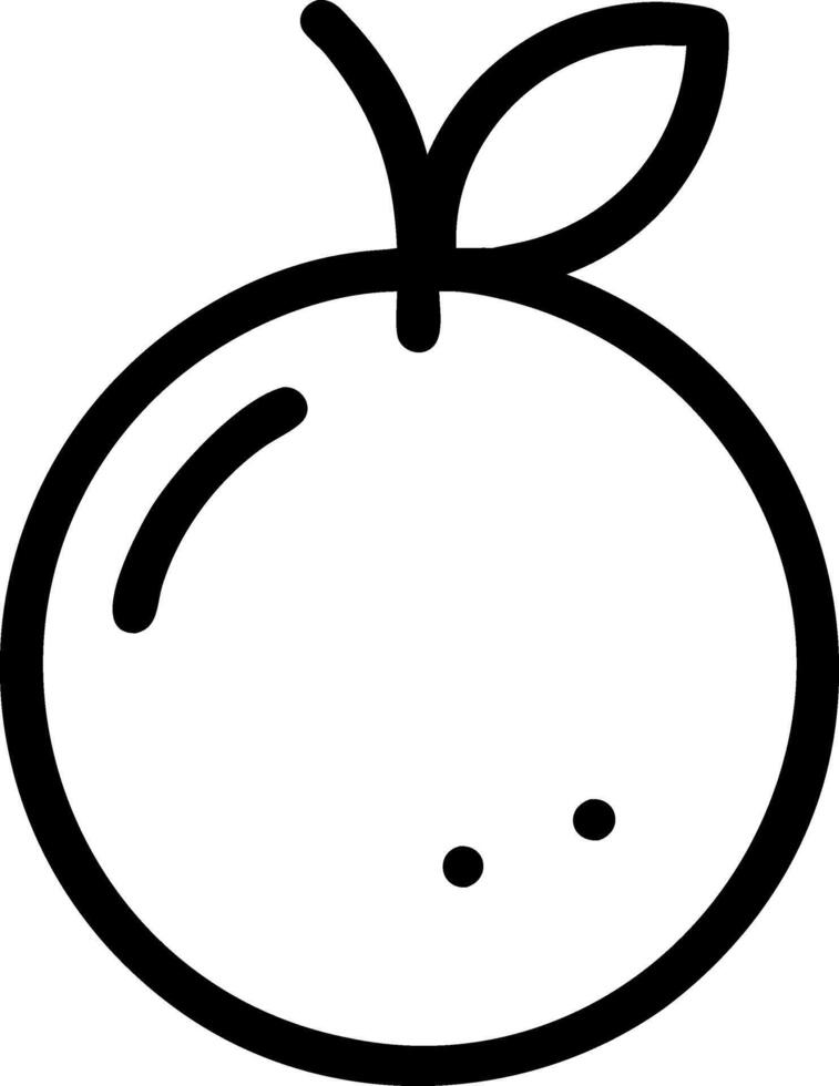 Orange Fruit Icon Collection vector