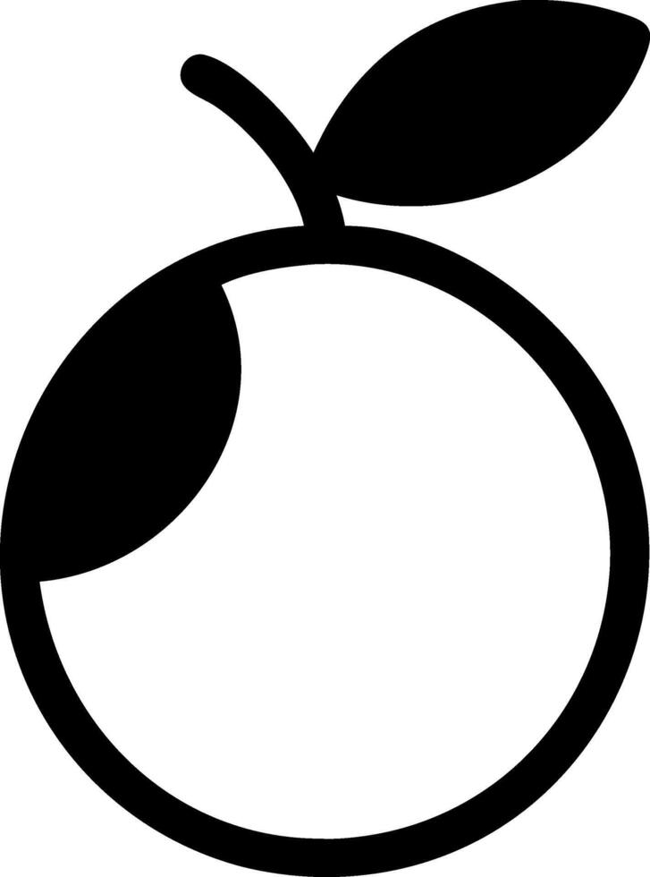 Simple Orange Symbol Set vector