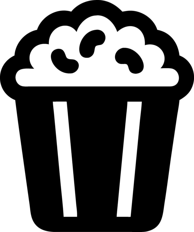 Delicious Popcorn Symbol Design vector